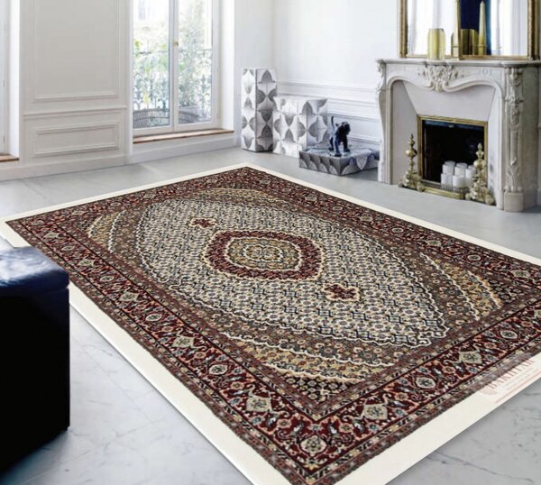 Perzsa szőnyeg bézs Mahi 200x300 (Premium) klasszikus szőnyeg