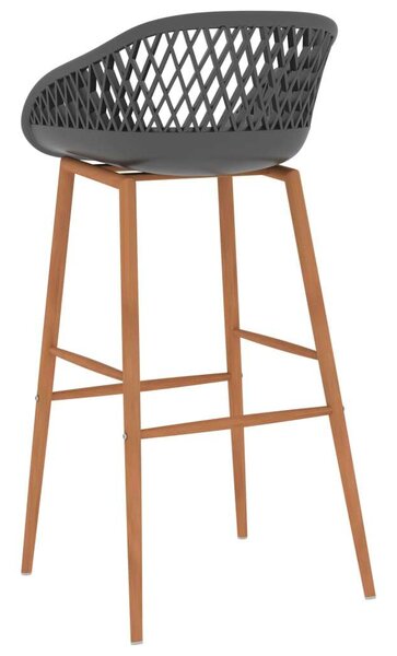 VidaXL Szürke Bárszék - 4 db