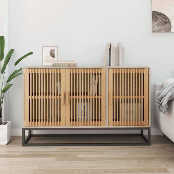 VIDAXL - Tömör Fenyőfa Tálalószekrény - Modern - 105x30x65 cm