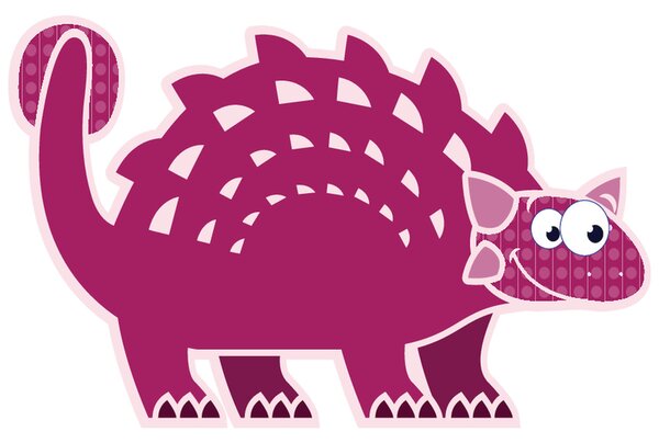 Gario Gyerek falmatrica Szép dinoszaurusz Méret: 100 x 100 cm
