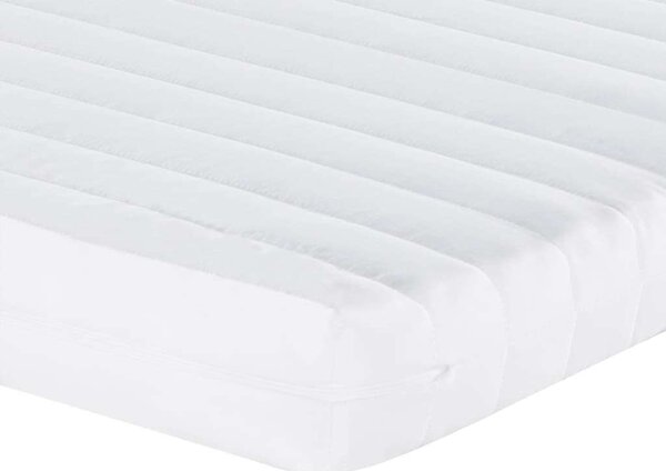 VidaXL tópszínű kihúzható szövet heverő fiókokkal 90 x 200 cm
