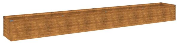VidaXL Corten Acél Magaságyás - 386x50x36 cm