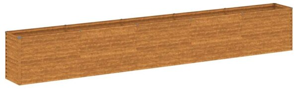 VidaXL Corten Acél Magaságyás - 482x50x69 cm