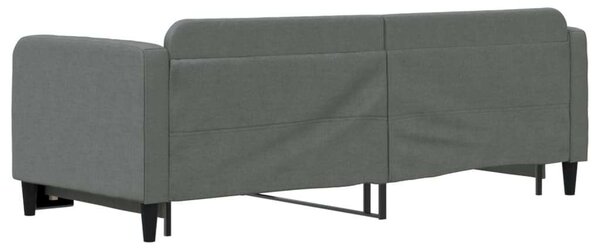 VidaXL sötétszürke kihúzható szövet heverő 80 x 200 cm