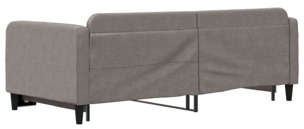 VidaXL tópszínű kihúzható szövet heverő 90 x 200 cm