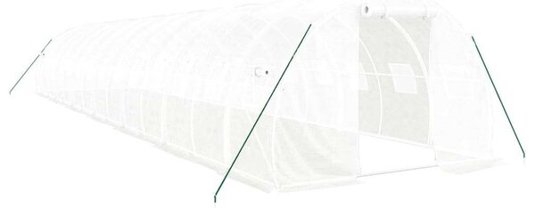 Nagy Melegház - Acélvázas - PE Burkolat - 42 m²