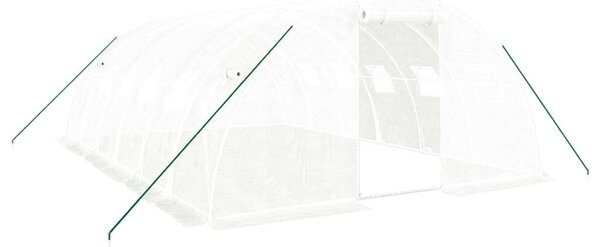 Melegház - Acélvázas - 24 m² - Fehér
