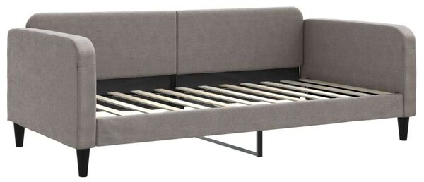 VidaXL tópszínű kihúzható szövet heverő 100 x 200 cm