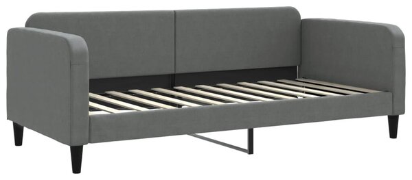 VidaXL sötétszürke kihúzható szövet heverő 90 x 200 cm