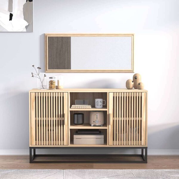 Fenyőfa Tálalószekrény - Modern Design - 105x30x65 cm