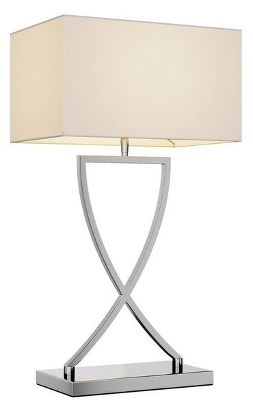 Lucande - Evaine Asztali Lámpa Chrome/White - Lampemesteren