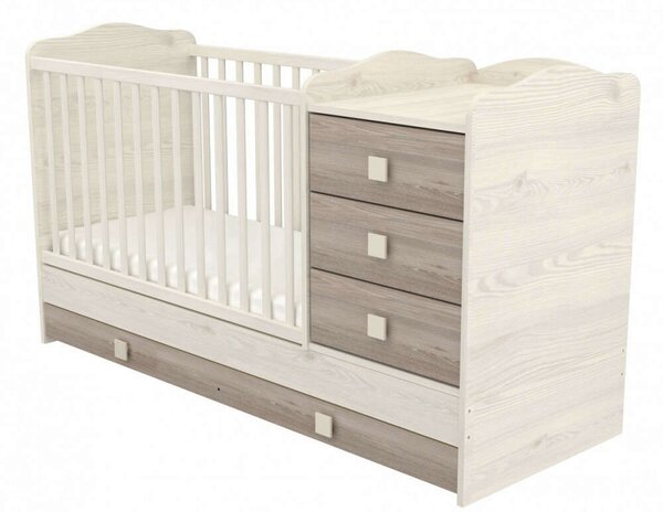 Babastar Lovely Kombinált Kiságy - 3 Fiókos