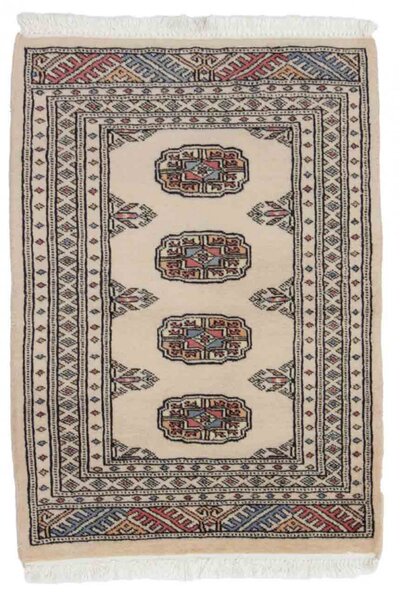 Gyapjú szőnyeg bézs Bokhara 64x89 kézi nappali szőnyeg