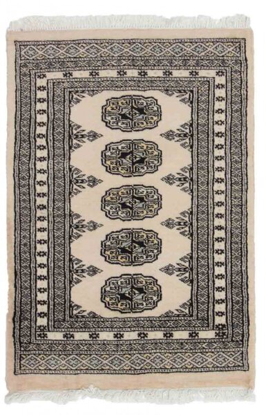 Gyapjú szőnyeg bézs Bokhara 62x90 kézi nappali szőnyeg