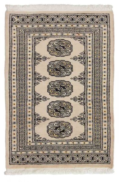 Gyapjú szőnyeg bézs Bokhara 62x90 kézi nappali szőnyeg