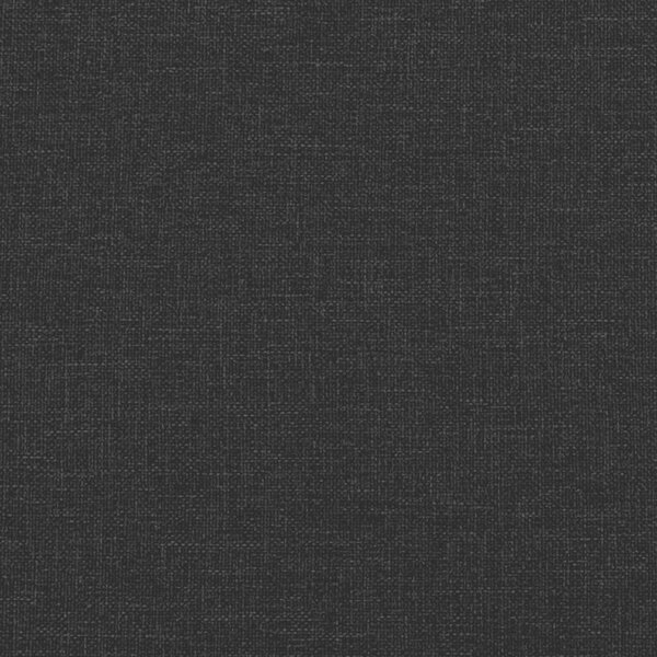 VidaXL fekete kihúzható szövet heverő 100 x 200 cm