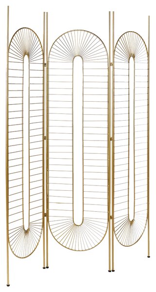 3 paneles térelválasztó NOALE Arany 135 cm 170 cm