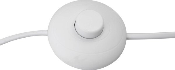Lindby Adamio állólámpa, Ø 45,5 cm, fehér, textil, állvány, háromlábú, Világos fa, Nappali / Étkező, Fa, Vidéki otthon / Rusztikus