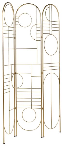 3 paneles térelválasztó TURANIA Arany 100 cm 170 cm