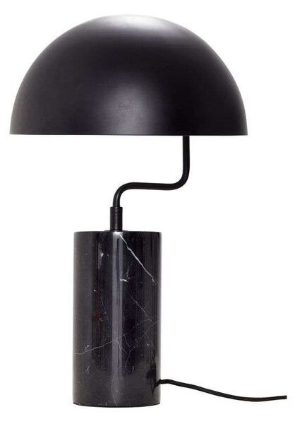 Hübsch - Poise Asztali Lámpa Black/Marble - Lampemesteren