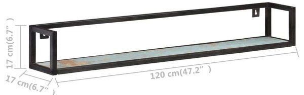 VidaXL Fali Polc Szett - Ipari Stílus - 120 cm