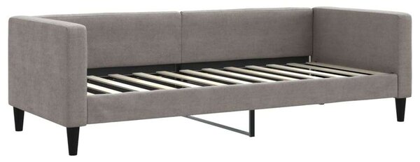 Tópszínű kihúzható bársonyheverő fiókokkal 80 x 200 cm