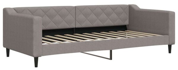 VidaXL tópszínű kihúzható szövet heverő matracokkal 90 x 200 cm