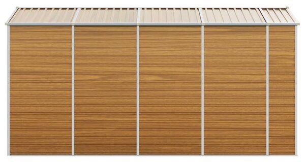 VidaXL Kerti Fészer - Acél - 191x385x198 cm