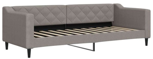 VidaXL tópszínű kihúzható szövet heverő matracokkal 80 x 200 cm