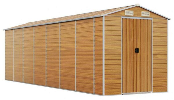 VidaXL Kerti Fészer - Fém - 191x640x198 cm