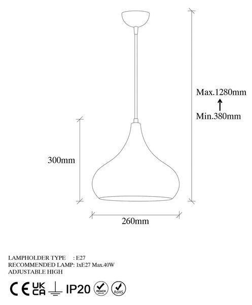 Opviq Lógó világítás Muba 11550, patinás sárgaréz, fém, Ø 26 cm, dimmelhető, Bronz / antik sárgaréz, Nappali / Étkező, fém