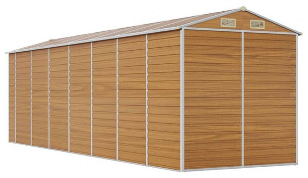 VidaXL Kerti Fészer - Fém - 191x640x198 cm