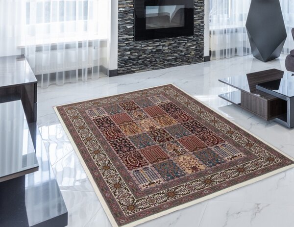 Perzsa szőnyeg bézs Kheshti140x200 (Premium) klasszikus szőnyeg