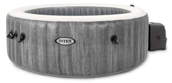 Felfújható masszázs medence, Intex Pure Spa Greywood Deluxe 28442, 216 x 71 cm