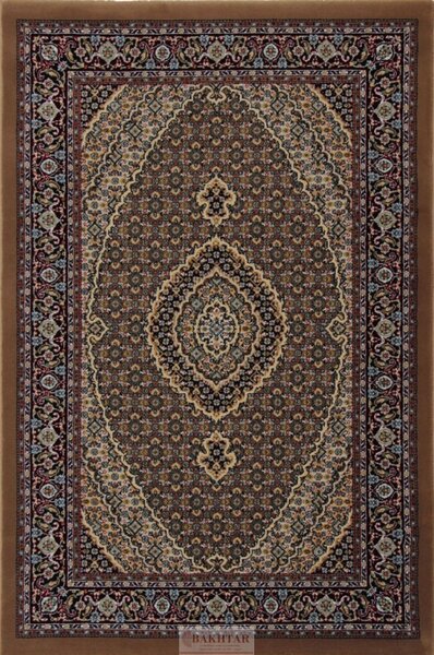 Perzsa szőnyeg barna Mahi 160x230 (Premium) klasszikus szőnyeg