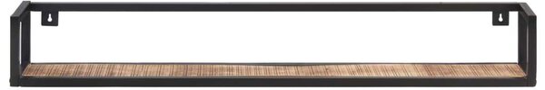VidaXL Fali Polc Szett - Mangófa - Ipari Stílus - 120cm