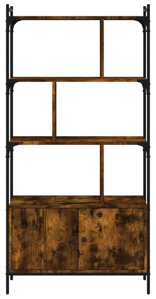 VIDAXL - Polcrendszer - Füstös Tölgy - 76,5x30x154,5 cm