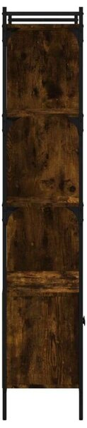 VIDAXL - Polcrendszer - Füstös Tölgy - 76,5x30x154,5 cm
