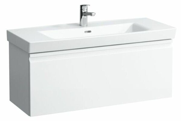 Fürdőszobaszekrény mosdó alá Laufen Laufen Pro Nordic 97x37,2x37,2 cm fehér lesk 8315.8.095.464.1