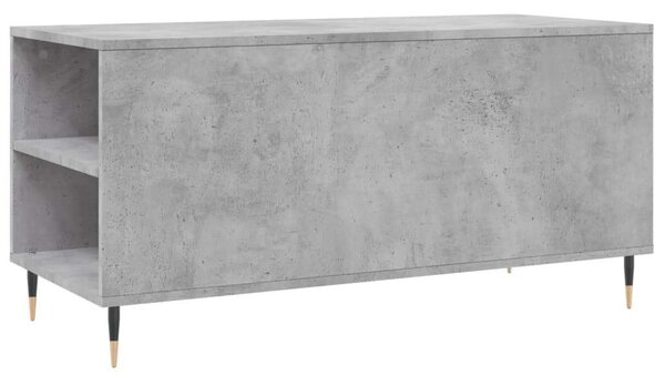 Modern Dohányzóasztal - Betonszürke - 102x44,5x50 cm