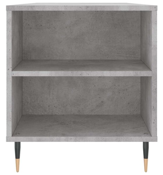 Modern Dohányzóasztal - Betonszürke - 102x44,5x50 cm