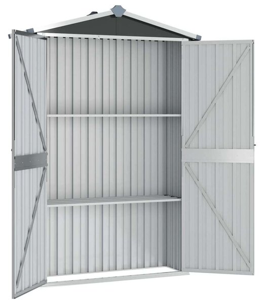 VidaXL Kerti Fészer - Acél - 116x45x175 cm