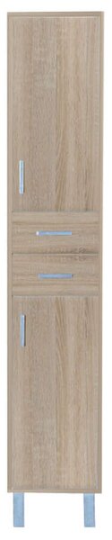 Nerva Seneca Fürdőszobabútor Szekrény - Sonoma Tölgy - 35x190x30 cm