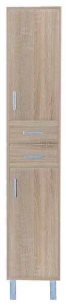 Nerva Seneca Fürdőszobabútor Szekrény - Sonoma Tölgy - 35x190x30 cm