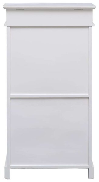 VidaXL Cipőszekrény - Fa - Fehér - 50x28x98cm