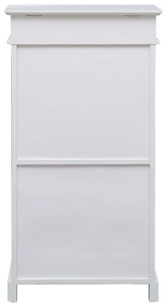 VidaXL Cipőszekrény - Fa - Fehér - 50x28x98cm