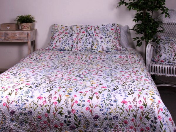 Floral Blue ágytakaró 230*250
