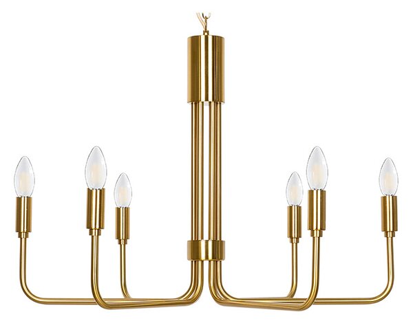 Lindby - Elanova 6 Csillár Brass - Lampemesteren