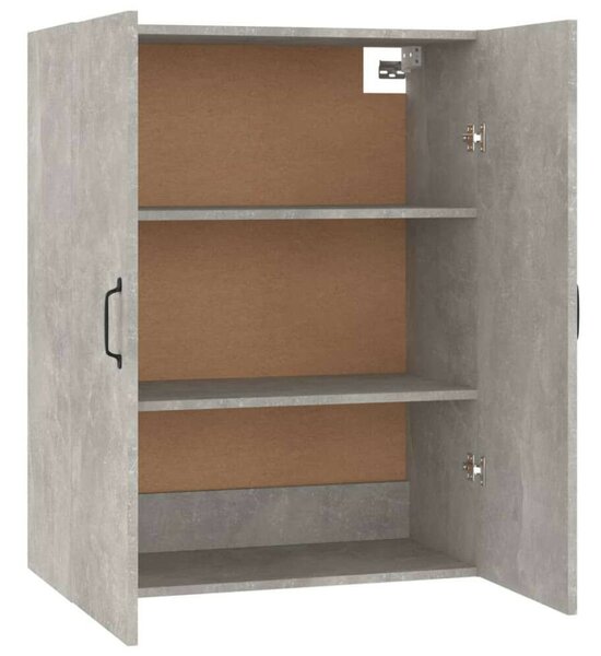 VidaXL betonszürke szerelt fa függőszekrény 69,5 x 34 x 90 cm