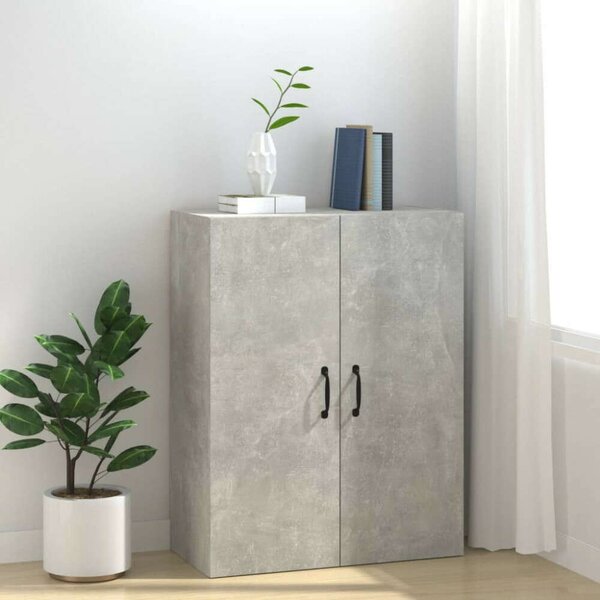 VidaXL betonszürke szerelt fa függőszekrény 69,5 x 34 x 90 cm